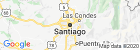 Santiago map